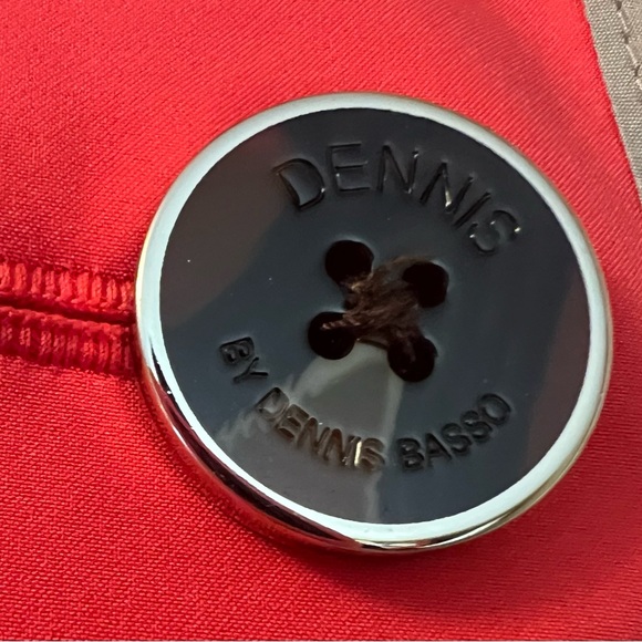 Dennis Basso EUC Size XS Striking Coral Lightweight Spring Jacket Coat (0479) - Picture 12 of 12